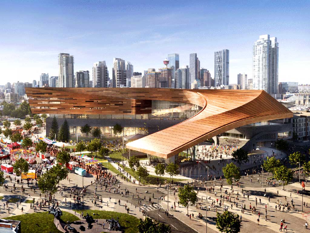 Calgary's BMO Centre Reaches Hall Milestone The Iceberg